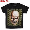 ROCK OFF Kinder T-Shirt Iron Maiden - Big Trooper Head - Schwarz - Rock Off T-Shirts