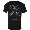 NNM Herren T-Shirt Ac/Dc - Pwrdup Live - Schwarz Metal T-Shirts