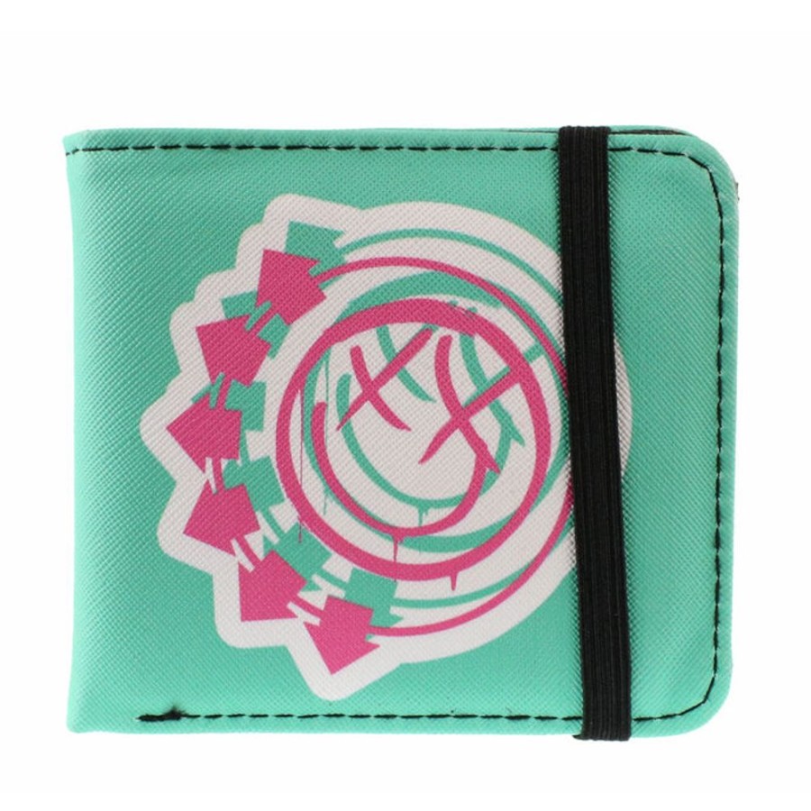 NNM Portemonnaie - Blink 182 - Smile Green Handtaschen, Rucksacke, Geldborsen