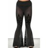 KILLSTAR Killstar - Damenhose - Serpentine Powermesh Flares - Schwarz Hosen & Shorts