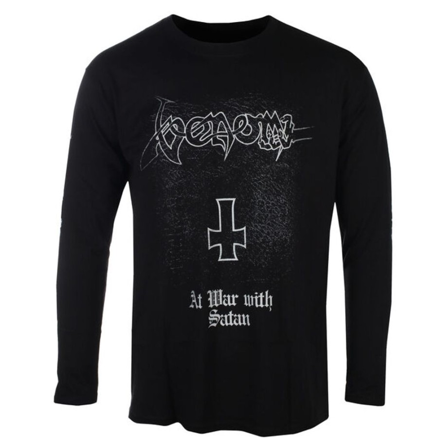 PLASTIC HEAD Herren Longsleeve Venom - At War With Satan - Plastic Head Metal T-Shirts