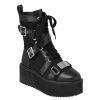 KILLSTAR Damenschuhe Killstar - Amplified Keilschuhe