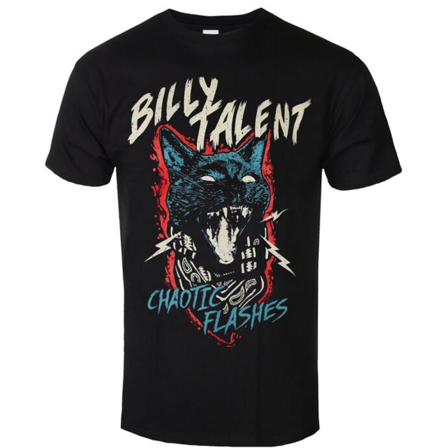 NNM Herren T-Shirt Billy Talent - B2B Chaotic Flashes - Schwarz Metal T-Shirts