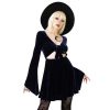 KILLSTAR Damenkleid Killstar - Casseoperia S Charm - Blau Kleider & Rocke