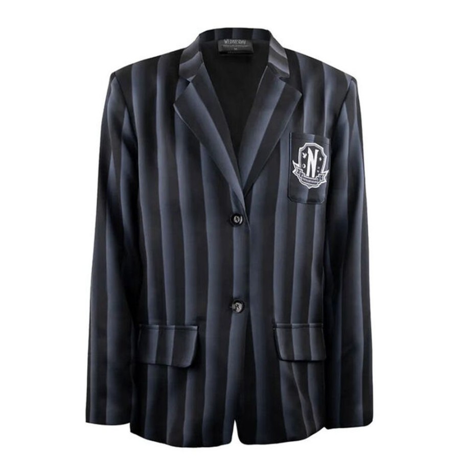 NNM Uni Blazer Wednesday - Nevermore Academy Black Jacken & Mantel