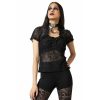 KILLSTAR Killstar - Damenbluse - Mystic Lace Keyhole - Schwarz Blusen