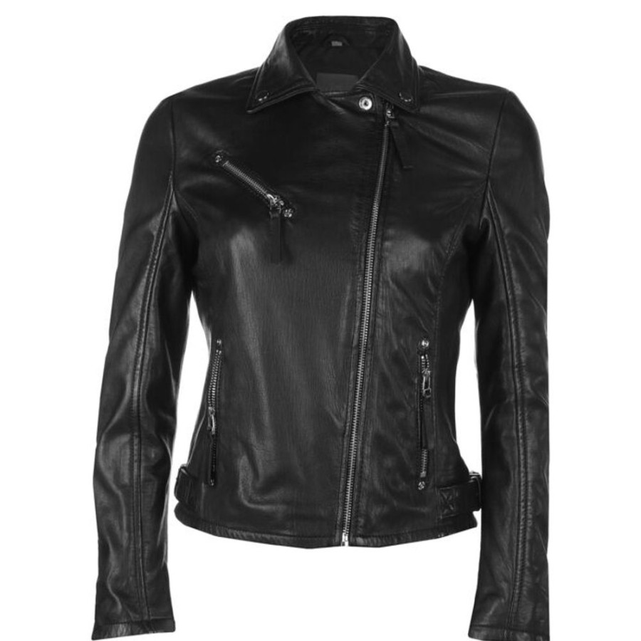 NNM Damen Lederjacke Gwpasha Jacken & Mantel