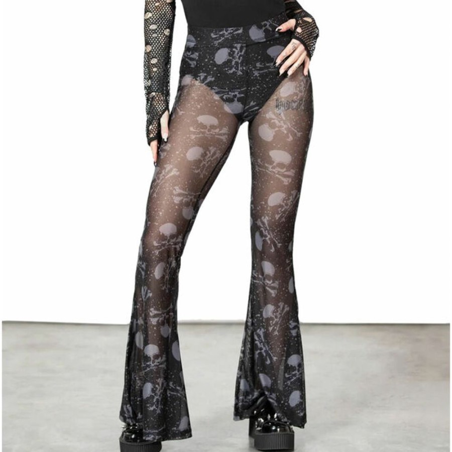 KILLSTAR Killstar - Damenhose - Sideshow Flares - Schwarz Hosen & Shorts