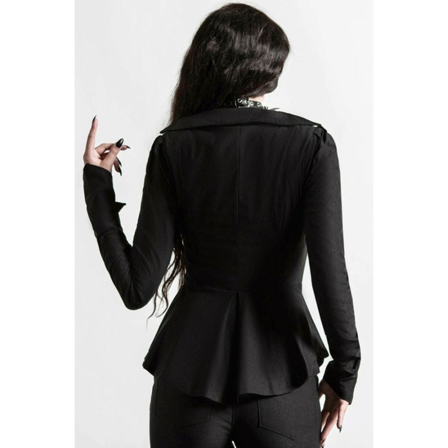 KILLSTAR Damen Jacke Killstar - Testament Office - Schwarz Jacken & Mantel