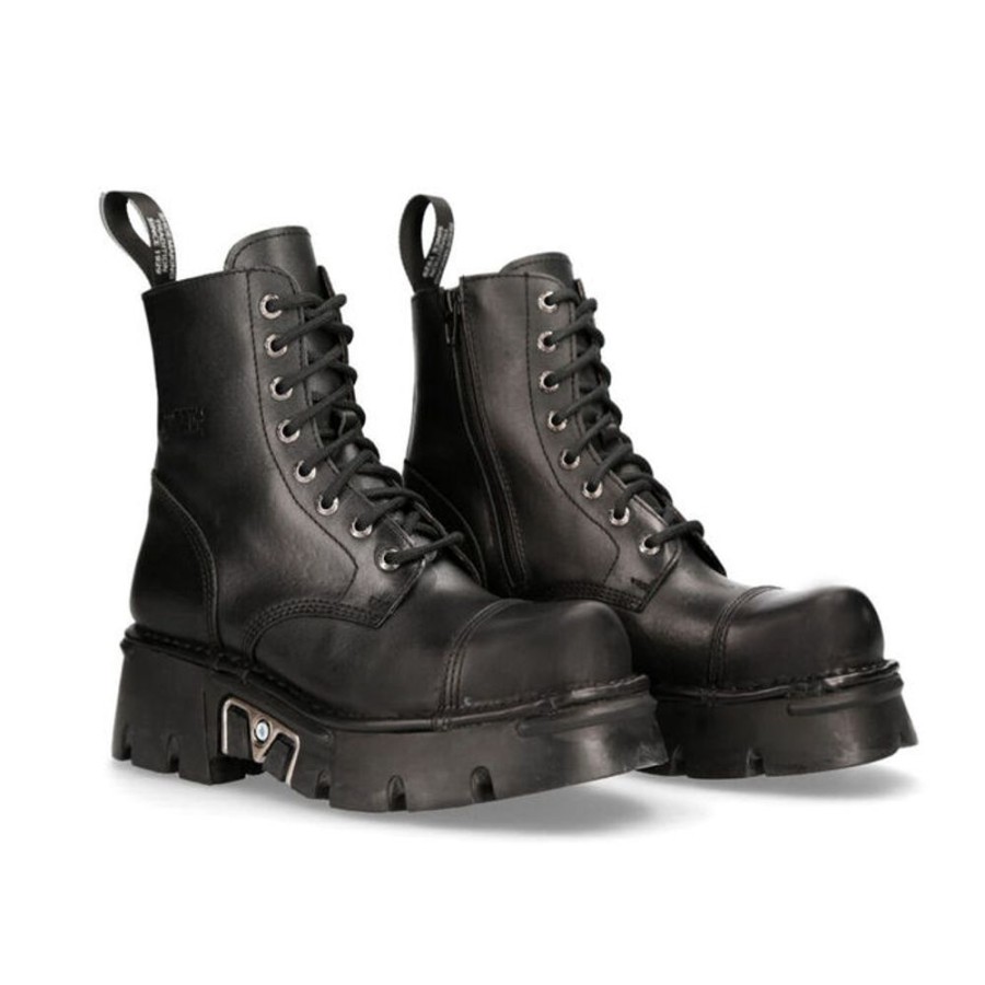 NEW ROCK Schuhe Boots New Rock - Metallic Lederschuhe